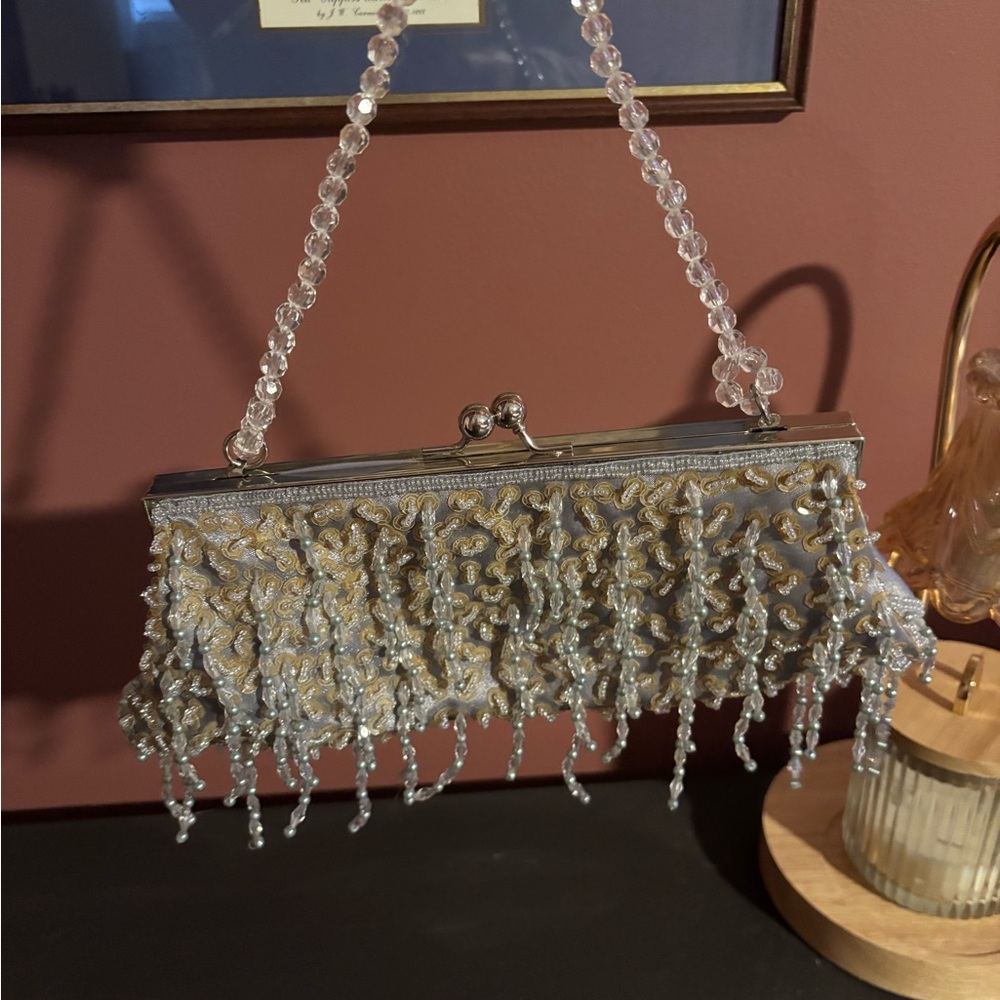 Vintage Beaded Clutch